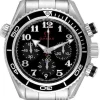 Seamaster Planet Ocean Chrono Svart/Stål Ø37.5 mm