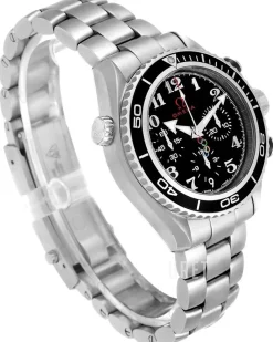 Seamaster Planet Ocean Chrono Svart/Stål Ø37.5 mm