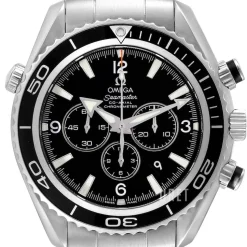 Seamaster Planet Ocean Chrono Svart/Stål Ø45.5 mm