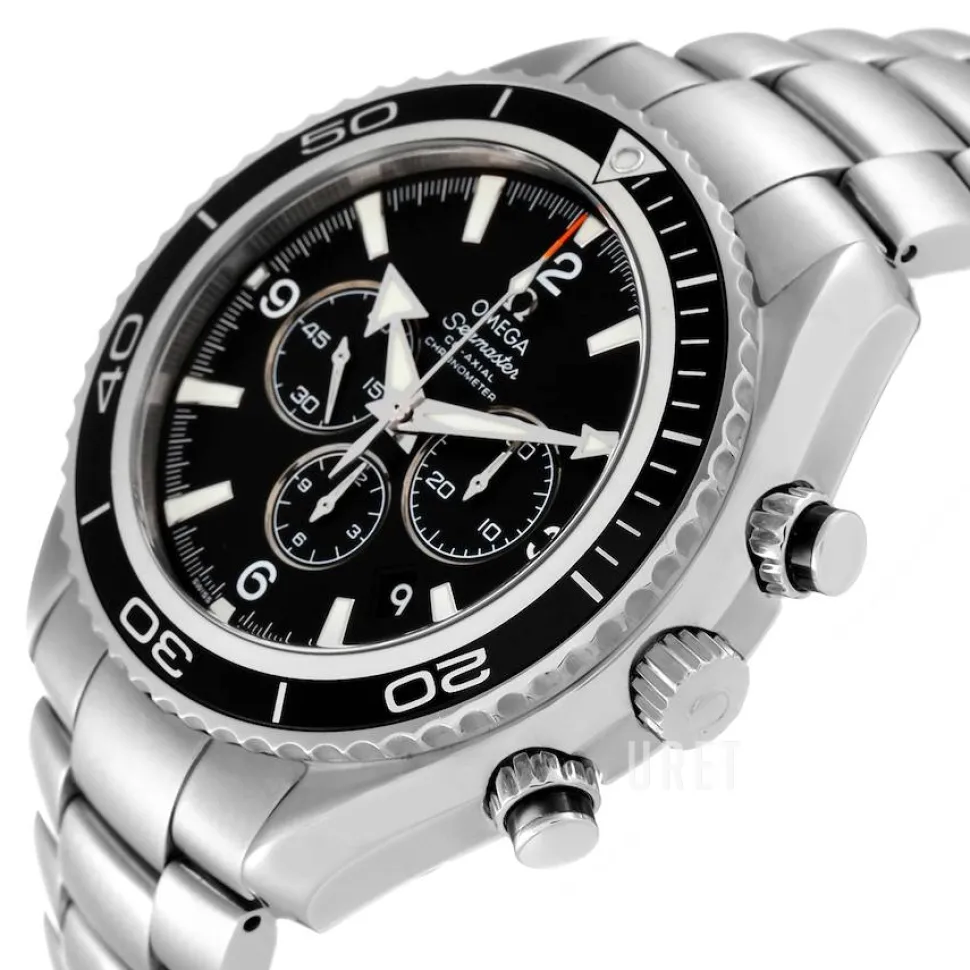 Seamaster Planet Ocean Chrono Svart/Stål Ø45.5 mm