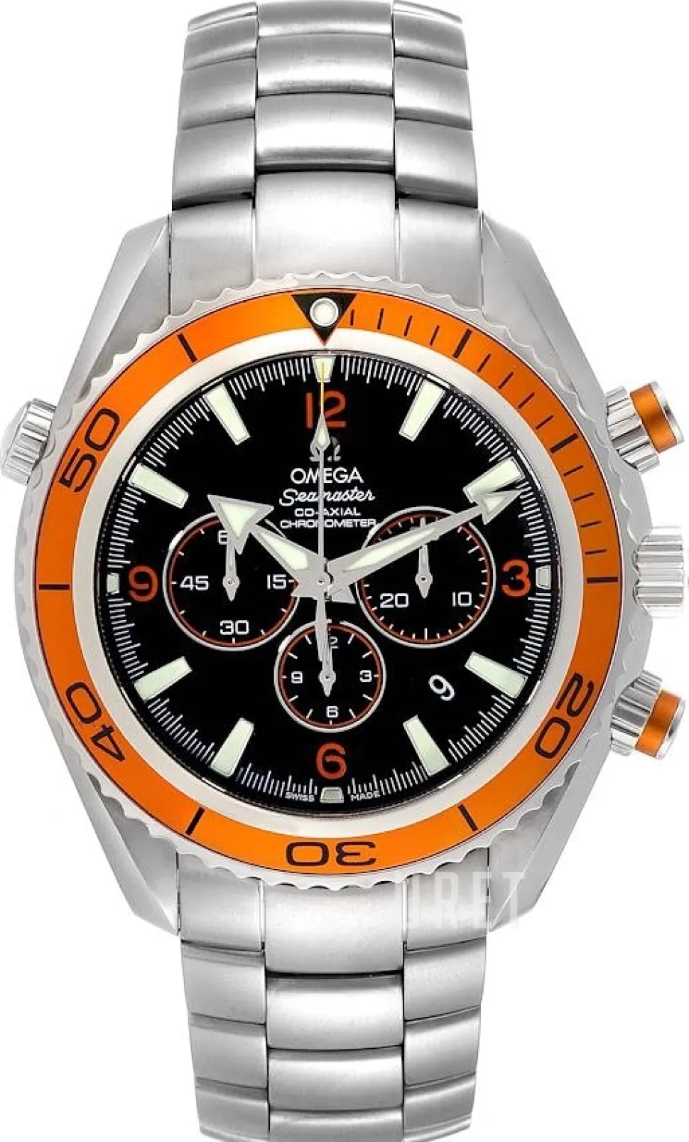 Seamaster Planet Ocean Chrono Svart/Stål Ø45.5 mm