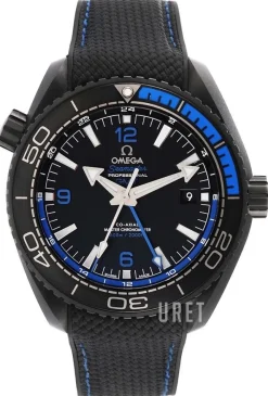 Seamaster Planet Ocean 600M Svart/Gummi Ø45.5 mm