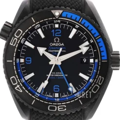 Seamaster Planet Ocean 600M Svart/Gummi Ø45.5 mm