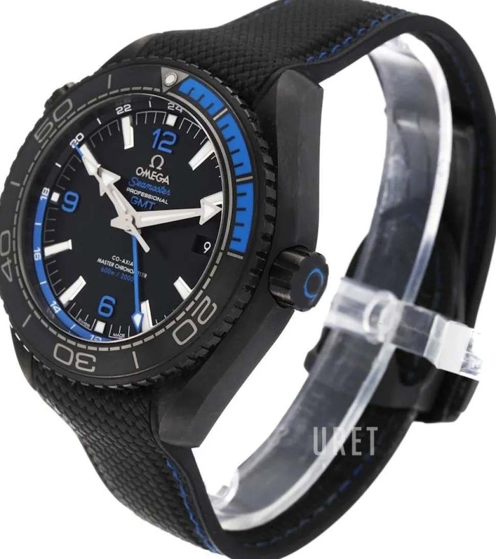 Seamaster Planet Ocean 600M Svart/Gummi Ø45.5 mm
