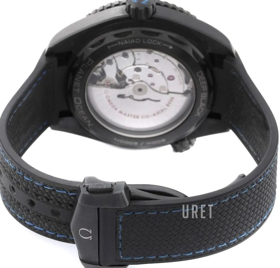 Seamaster Planet Ocean 600M Svart/Gummi Ø45.5 mm