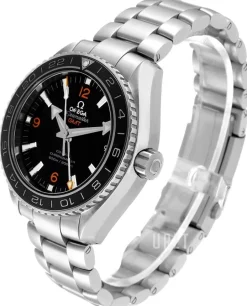 Seamaster Planet Ocean 600m Co-Axial GMT 43.5mm Svart/Stål Ø43.5 mm
