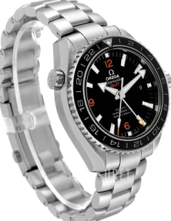 Seamaster Planet Ocean 600m Co-Axial GMT 43.5mm Svart/Stål Ø43.5 mm