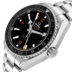 Seamaster Planet Ocean 600m Co-Axial GMT 43.5mm Svart/Stål Ø43.5 mm