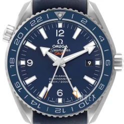 Seamaster Planet Ocean 600m Co-Axial GMT 43.5mm Blå/Gummi Ø43.5 mm