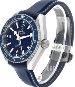 Seamaster Planet Ocean 600m Co-Axial GMT 43.5mm Blå/Gummi Ø43.5 mm