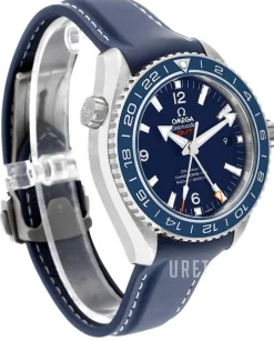 Seamaster Planet Ocean 600m Co-Axial GMT 43.5mm Blå/Gummi Ø43.5 mm