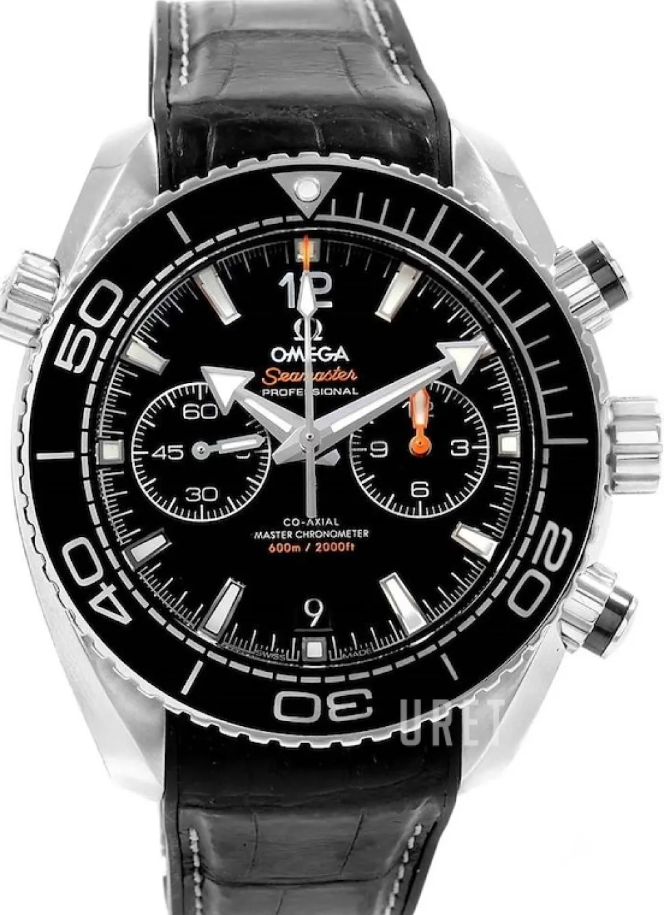 Seamaster Planet Ocean 600M Svart/Gummi Ø45.5 mm