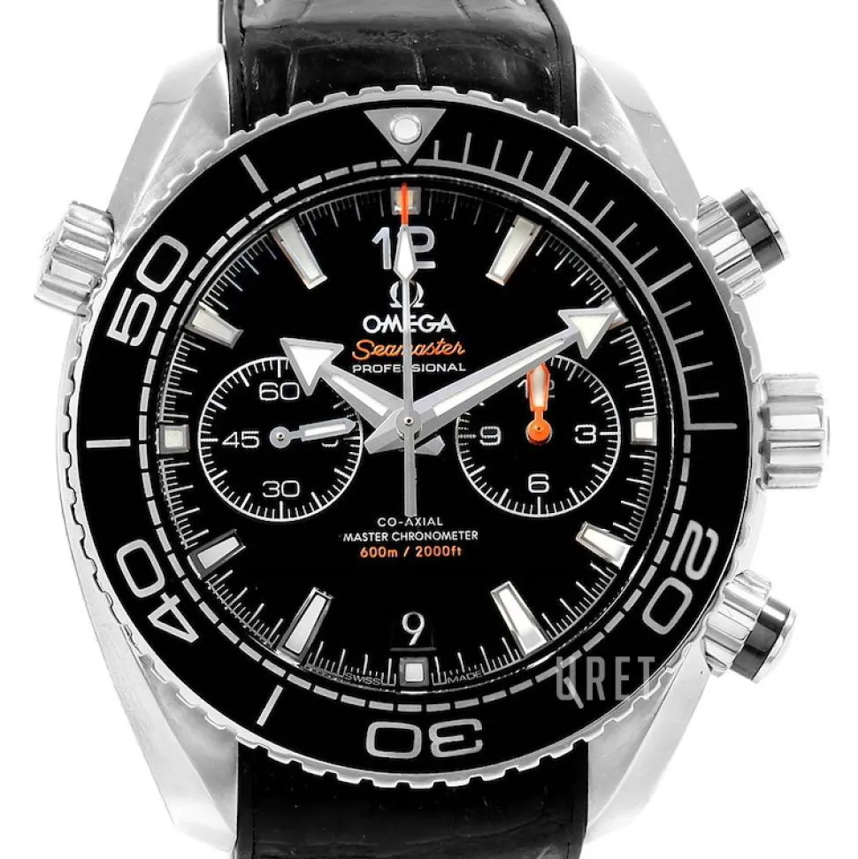 Seamaster Planet Ocean 600M Svart/Gummi Ø45.5 mm