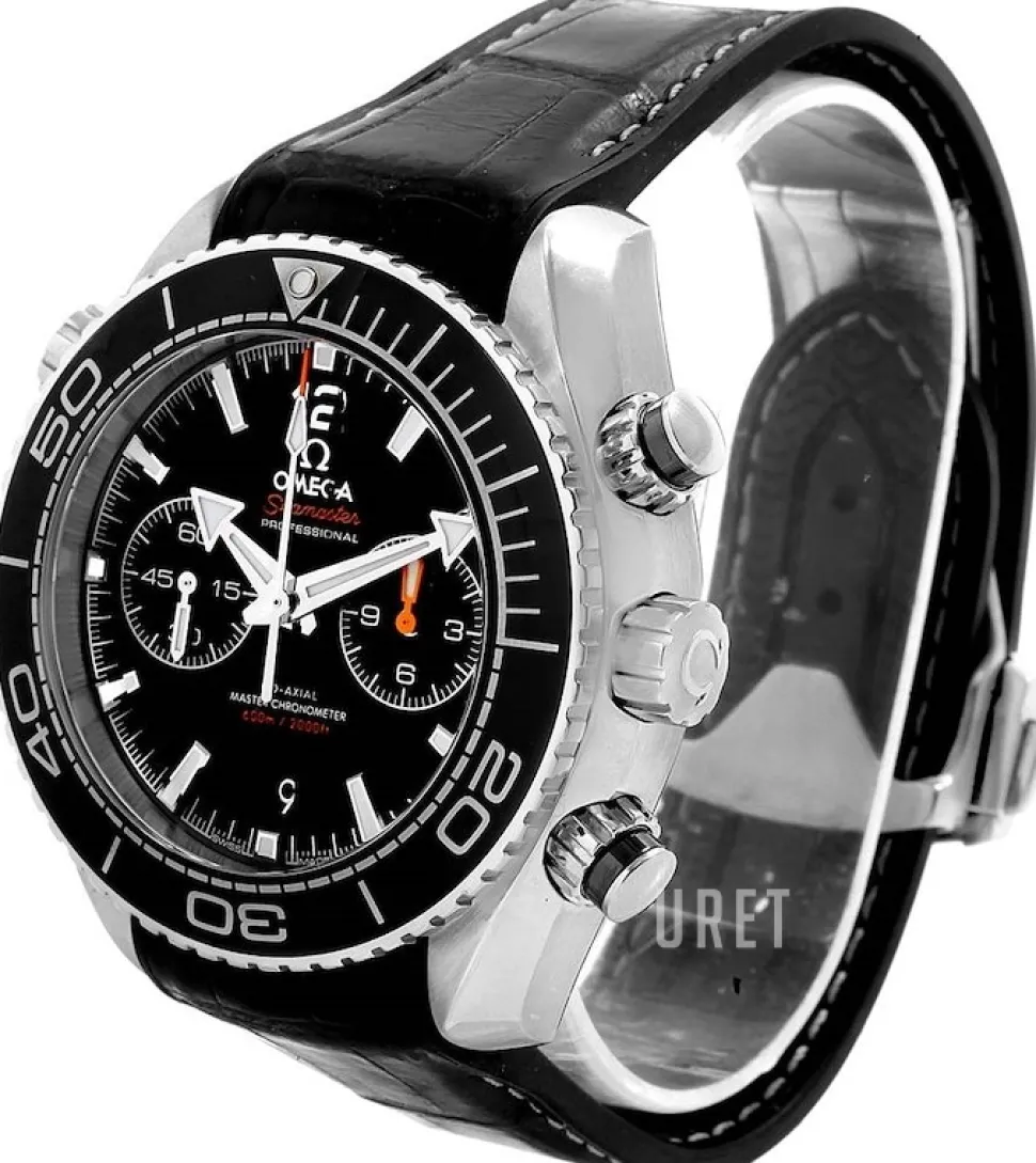 Seamaster Planet Ocean 600M Svart/Gummi Ø45.5 mm