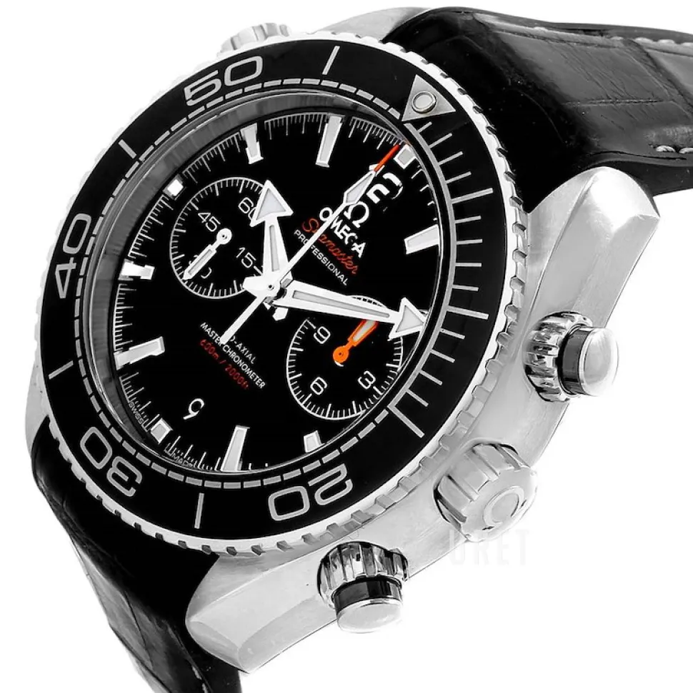 Seamaster Planet Ocean 600M Svart/Gummi Ø45.5 mm