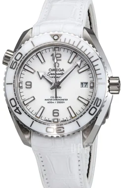 Seamaster Planet Ocean 600M Vit/Gummi Ø39.5 mm