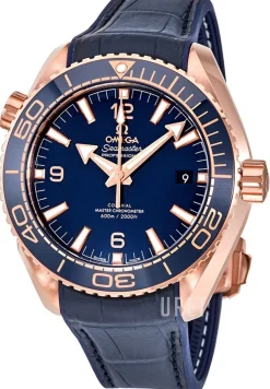 Seamaster Planet Ocean 600M Blå/Gummi Ø43.5 mm