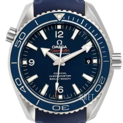 Seamaster Planet Ocean 600m Co-Axial 42mm Blå/Läder Ø42 mm