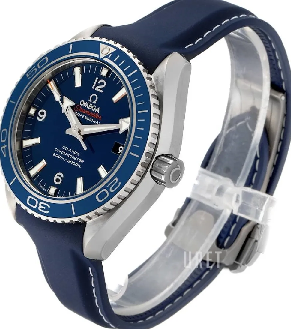 Seamaster Planet Ocean 600m Co-Axial 42mm Blå/Läder Ø42 mm