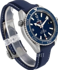Seamaster Planet Ocean 600m Co-Axial 42mm Blå/Läder Ø42 mm
