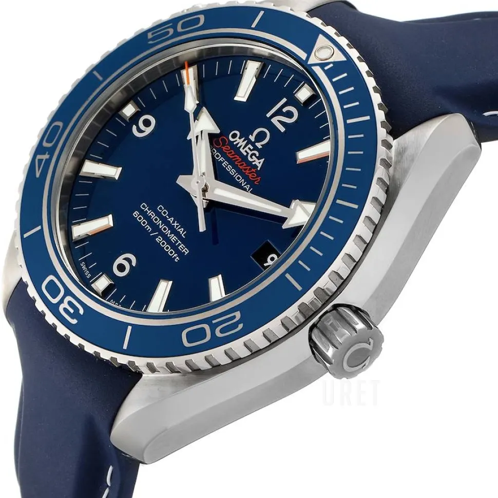 Seamaster Planet Ocean 600m Co-Axial 42mm Blå/Läder Ø42 mm