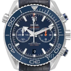 Seamaster Planet Ocean 600M Blå/Gummi Ø45.5 mm