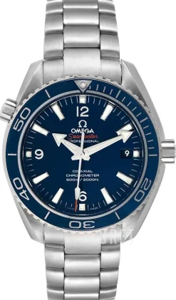 Seamaster Planet Ocean 600m Co-Axial 42mm Blå/Titan Ø42 mm