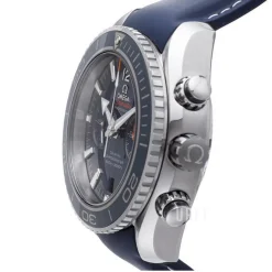 Seamaster Planet Ocean 600m Co-Axial Chronograph 45.5mm Blå/Gummi Ø45.5 mm