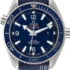 Seamaster Planet Ocean 600m Co-Axial 37.5mm Blå/Läder Ø37.5 mm