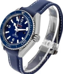 Seamaster Planet Ocean 600m Co-Axial 37.5mm Blå/Läder Ø37.5 mm