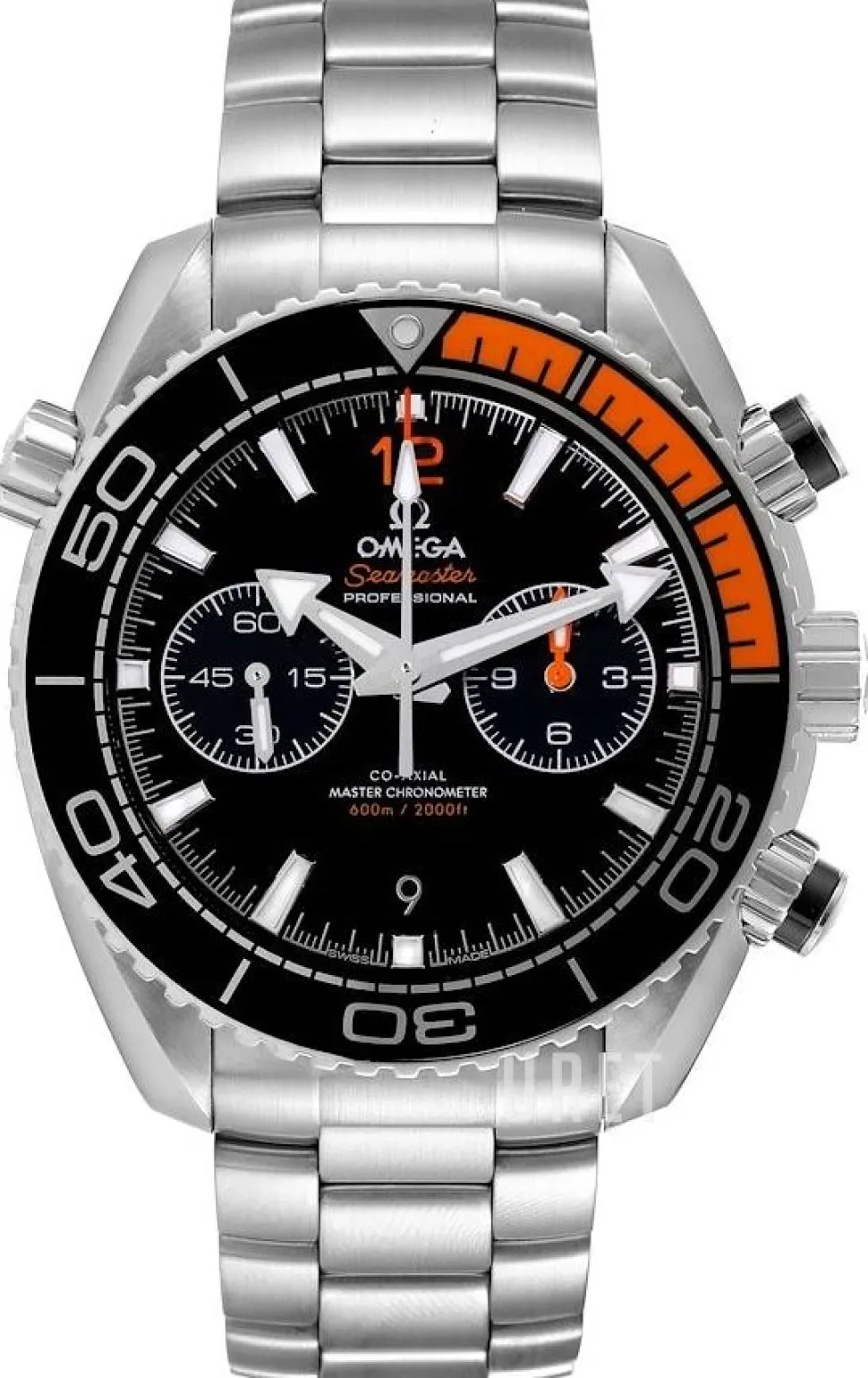 Seamaster Planet Ocean 600M Svart/Stål Ø45.5 mm