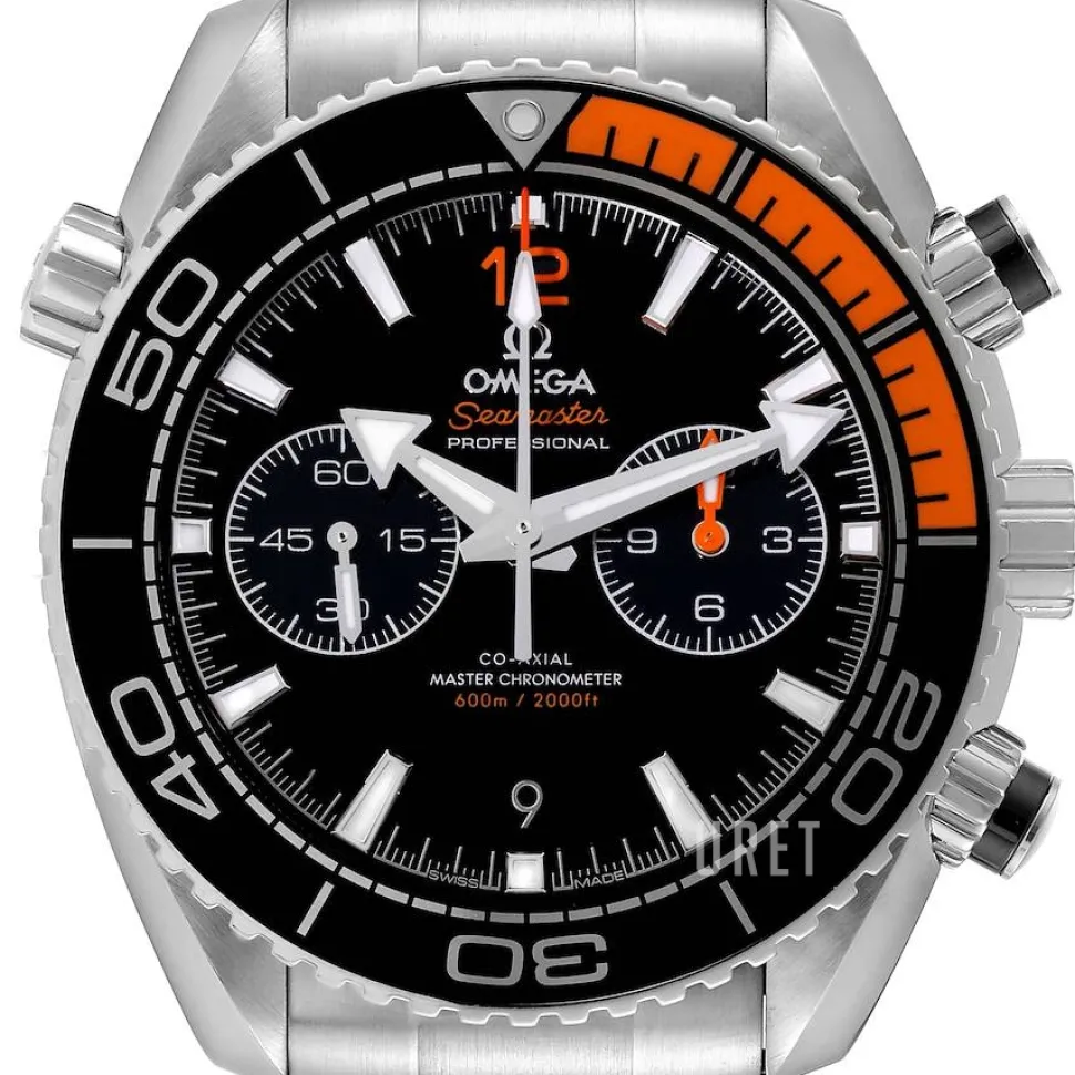 Seamaster Planet Ocean 600M Svart/Stål Ø45.5 mm