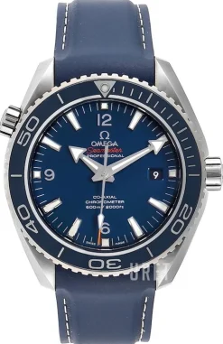 Seamaster Planet Ocean 600m Co-Axial 45.5mm Blå/Gummi Ø45.5 mm