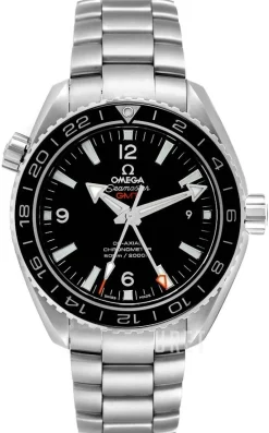 Seamaster Planet Ocean 600m Co-Axial GMT 43.5mm Svart/Stål Ø43.5 mm
