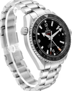 Seamaster Planet Ocean 600m Co-Axial GMT 43.5mm Svart/Stål Ø43.5 mm