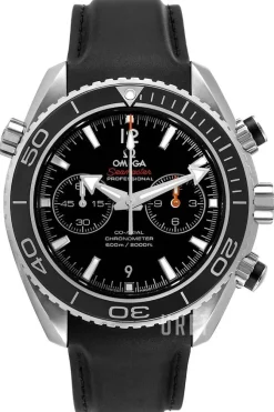 Seamaster Planet Ocean 600m Co-Axial Chronograph 45.5mm Svart/Gummi Ø45.5 mm