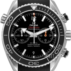 Seamaster Planet Ocean 600m Co-Axial Chronograph 45.5mm Svart/Gummi Ø45.5 mm