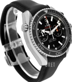 Seamaster Planet Ocean 600m Co-Axial Chronograph 45.5mm Svart/Gummi Ø45.5 mm