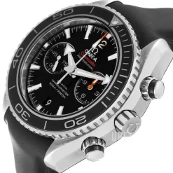 Seamaster Planet Ocean 600m Co-Axial Chronograph 45.5mm Svart/Gummi Ø45.5 mm