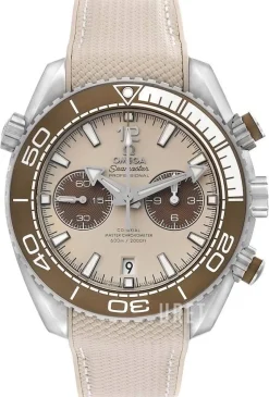 Seamaster Planet Ocean 600m Beige/Gummi Ø45.5 mm