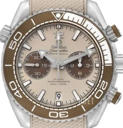 Seamaster Planet Ocean 600m Beige/Gummi Ø45.5 mm