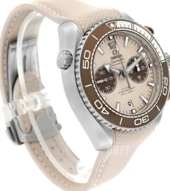 Seamaster Planet Ocean 600m Beige/Gummi Ø45.5 mm