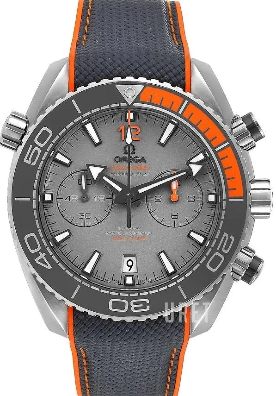 Seamaster Planet Ocean 600M Grå/Gummi Ø45.5 mm
