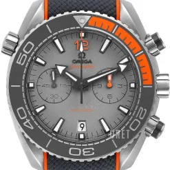 Seamaster Planet Ocean 600M Grå/Gummi Ø45.5 mm