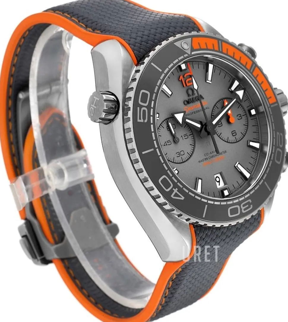 Seamaster Planet Ocean 600M Grå/Gummi Ø45.5 mm