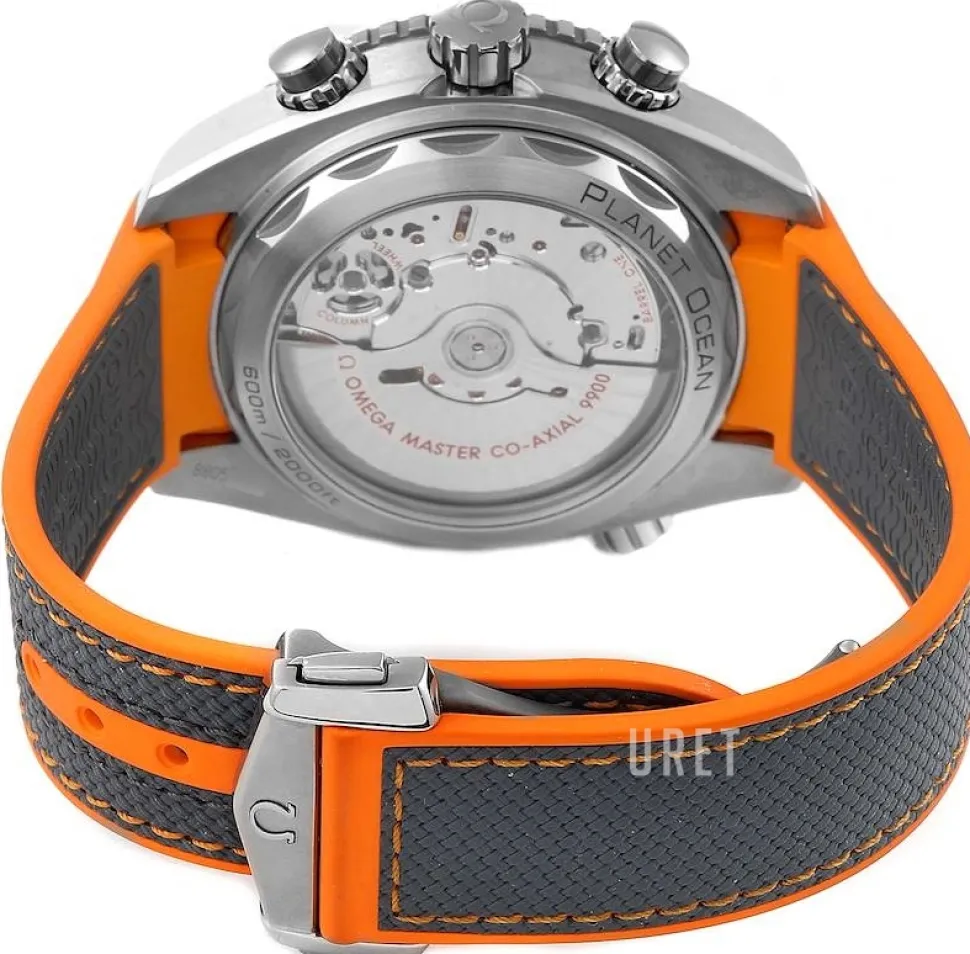 Seamaster Planet Ocean 600M Grå/Gummi Ø45.5 mm