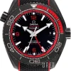 Seamaster Planet Ocean 600M Svart/Gummi Ø45.5 mm