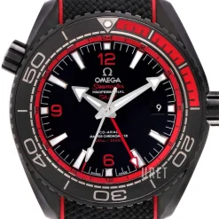 Seamaster Planet Ocean 600M Svart/Gummi Ø45.5 mm