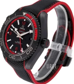 Seamaster Planet Ocean 600M Svart/Gummi Ø45.5 mm