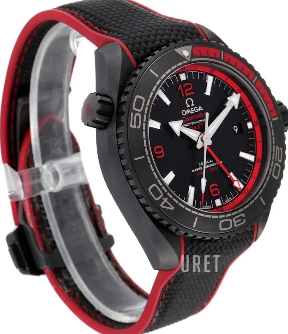 Seamaster Planet Ocean 600M Svart/Gummi Ø45.5 mm